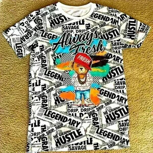 HUSTLE men’s Medium T shirt​